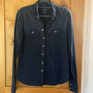 American Eagle Denim Shirt SZ M EUC